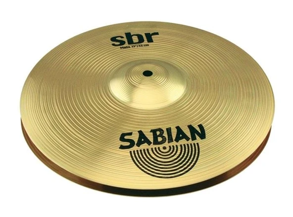 Sabian SBR1302 SBR Hi-Hat Zil (13 İnç) | Pirinç Alaşım - Hızlı Tepki - Kompakt ürün görseli 1