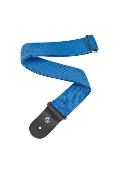 Planet Waves PWS102 Polipropilen Gitar Askısı - Mavi (Aksesuar) | Şık Mavi Tonu, Ayarlanabilir Sürgülü Toka, Güçlendirilmiş Dikişler ve Tüm Gitar Tipleriyle Tam Uyum ürün görseli 1