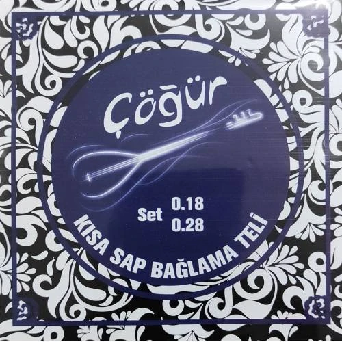 Cogur 004/CBT Kısa Sap Bağlama Teli (0.18) | Profesyonel Seri Çelik Tel Parlak Tını ve Uzun Ömür ürün görseli 1