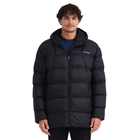 Skechers S232031 M Outerwear Padded Ceket Siyah ürün görseli 1
