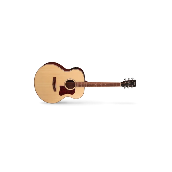 Cort CJ-MEDXNATW Elektro Akustik Gitar | Jumbo Kasa - Çantalı ürün görseli 1