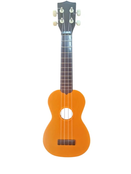Hawaiian Xu21-1-or Soprano Ukulele - Turuncu (eğitim - 21 İnç) | 4 Telli Naylon Yapı, Canlı Turuncu Renk, Ada Esintili Parlak Ses Karakteri | Ölçü: 21 İnç / 53 Cm (standart Soprano Boy) ürün görseli 1