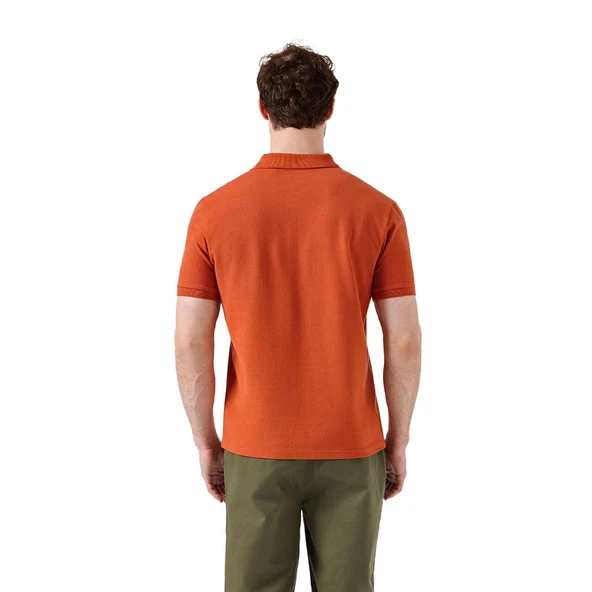 Ellesse 6SM5044 Polo Tişört Kiremit - Resim 3