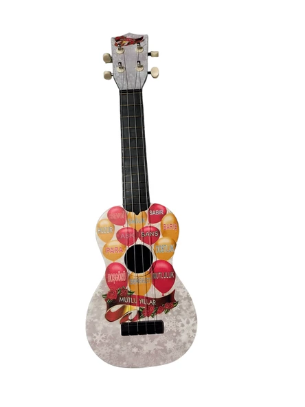 Hawaiian XU21NEWYEAR Soprano Ukulele - Yeni Yıl Temalı (Özel Seri - 21 İnç) | Festival Tasarımı, Neşeli Tonlar, Akıcı Perde Geçişleri, İdeal Hediye Seçeneği | Ölçü: 21 İnç / 53 cm (Standart Soprano Bo ürün görseli 1