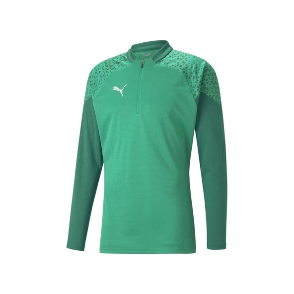Puma 657982 Teamcup Traınıng 1/4 Zıp Top Yeşil ürün görseli 1