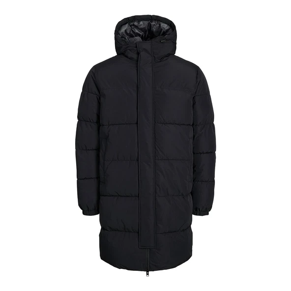 Jack & Jones 12256980 Jjebradley Long Puffer Sn Siyah ürün görseli 1