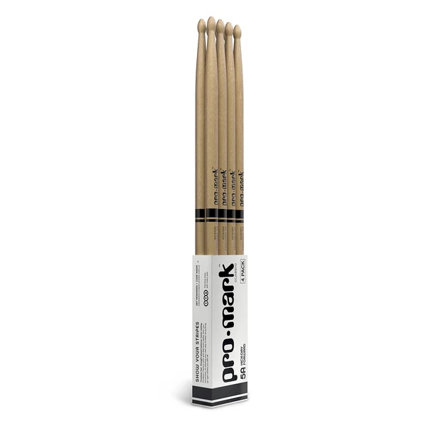 Promark TX5AW-4P 5A Hickory Baget (4'lü Avantaj Paketi) | Amerikan Hickory Ağacı - Ekonomik Set - Ahşap Uç ürün görseli 1