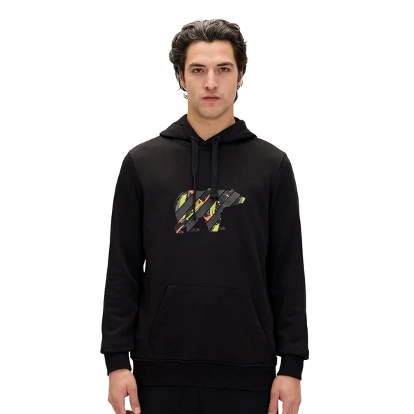 Bad Bear 24.02.12.024 Mono Hoodie Sweatshirt Siyah ürün görseli 1