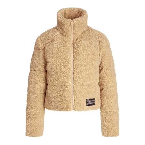 JJXX 12240601 Jxisa Teddy Puffer Ceket Otw Bej ürün görseli 1