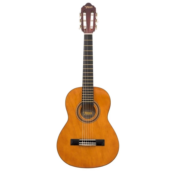 Valencia VC103T 3/4 Klasik Gitar - Naturel (Başlangıç Seviyesi) | Sap Ayar Çeliği (Truss Rod), 8-11 Yaş Grubu İçin En Çok Tercih Edilen Ölçü, Dengeli Rezonans ve Geleneksel Stil ürün görseli 1