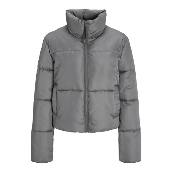 JJXX 12258068 Jxsolvej Puffer Ceket Otw Sn Gri ürün görseli 1