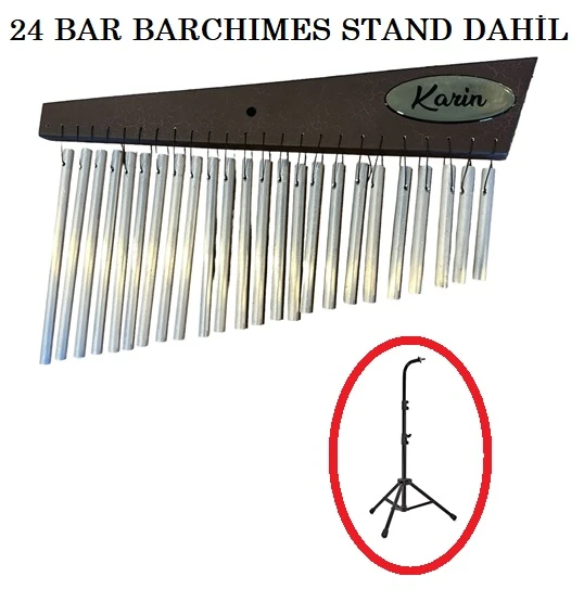 Karin SFL-25-S Bar Chimes (25 Sesli) | Kristal Parlaklığında Efekt Sesleri Dayanıklı Askı İpi Profesyonel Perküsyon Seti ürün görseli 1