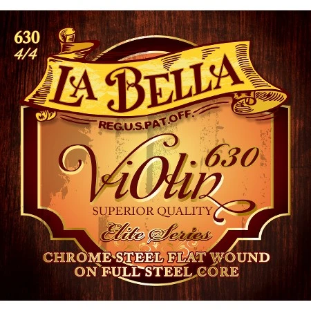 La Bella Strings 630-4/4 Orchestra Keman Teli Seti | Profesyonel Orkestra Sanatçıları İçin İdeal Dengeli Tansiyon Sıcak ve Derin Ton ürün görseli 1