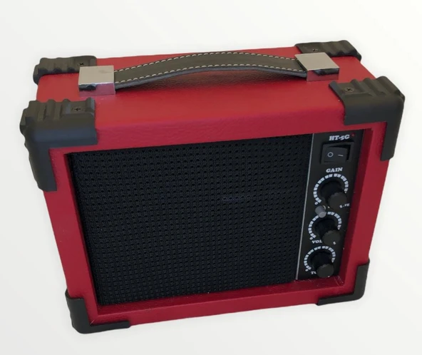 High Tone HT-5 Pilli Cep Tipi Gitar Amfisi | Her Yere Taşınabilir Ultra Kompakt Tasarım Pille Çalışma Özelliği Pratik Egzersiz Amfisi ürün görseli 1