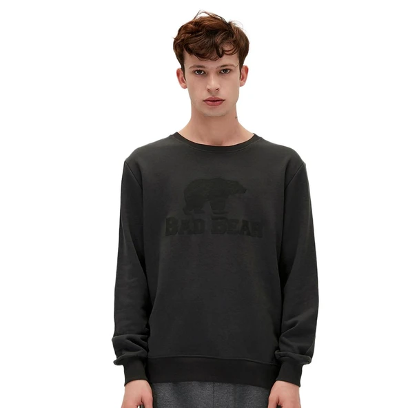 Bad Bear 20.02.12.011 Crewneck Sweatshirt Antrasit ürün görseli 1
