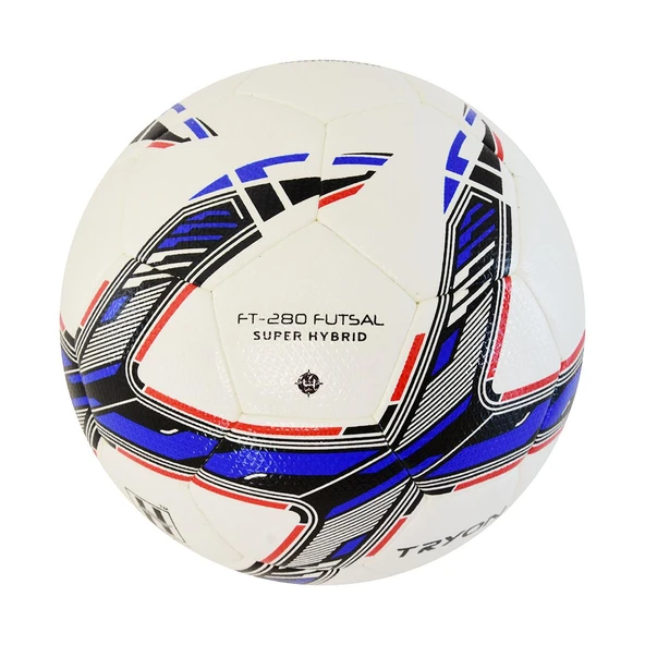 Tryon FT280 Futsal Topu Beyaz-Saks - Resim 3