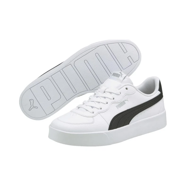Puma 380147 Skye Clean Beyaz Siyah - Resim 4