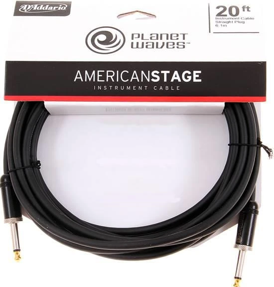 Planet Waves PWAMSG20 American Stage Inst Cable-20 (6 Metre) | Korozyona Dayanıklı - Saf Sinyal - Esnek ürün görseli 1