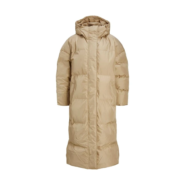 JJXX 12236531 Jxmisty Down Blend Long Puffer Otw Sn Bej ürün görseli 1