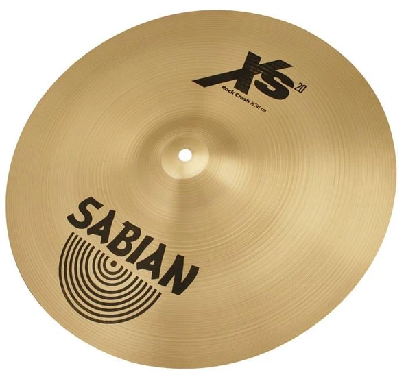 Sabian XS1609 XS20 Rock Crash Zil ($16$ İnç) | Saf B20 Alaşımı, Sert Vuruşlara Uygun Ağır Profil, Yüksek Volümlü ve Keskin Atak Karakteri ile Rock/Metal İçin İdeal ürün görseli 1