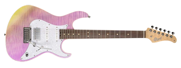 Cort G280 SELECT TCP Elektro Gitar | Transparan Mor - SSH Manyetik Dizilimi ürün görseli 1