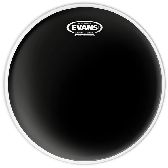 Evans TT16CHR Black Chrome Tom Derisi (16 inç - Siyah - Çift Kat) ürün görseli 1