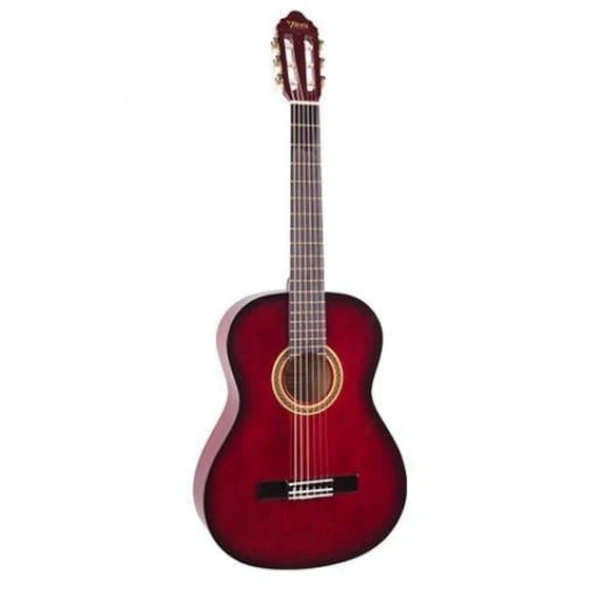 Valencia VC103TRDS Klasik Gitar 3/4 (Kırmızı Sunburst) | Sap Çelikli - Canlı Renk - Başlangıç Seviyesi ürün görseli 1