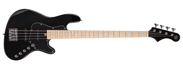 Cort NJS4BK Bas Gitar | 4 Telli Siyah - Çantalı ürün görseli 1