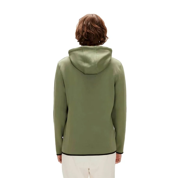 Bad Bear Defence Half-Zip Hoodie Yeşil - Resim 2