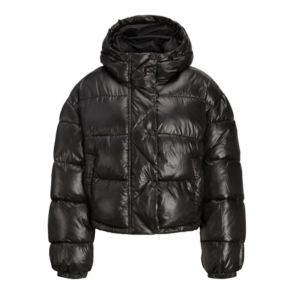 JJXX 12236544 Jxpearl Shine Puffer Ceket Otw Sn Siyah ürün görseli 1