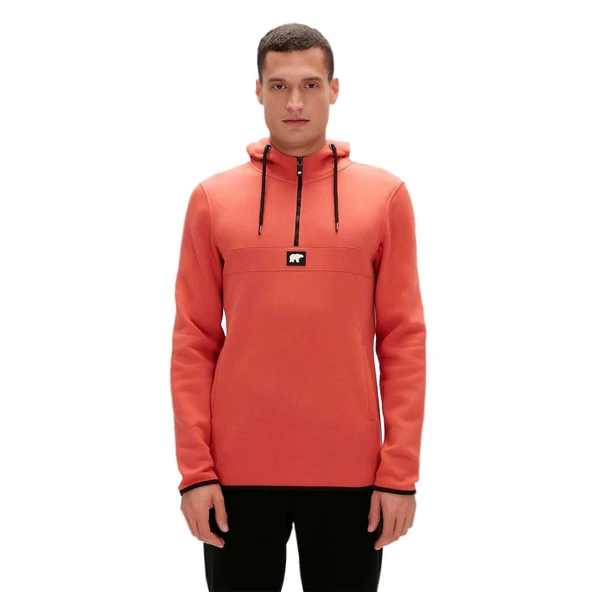 Bad Bear Defence Half-Zip Hoodie Tarçın ürün görseli 1