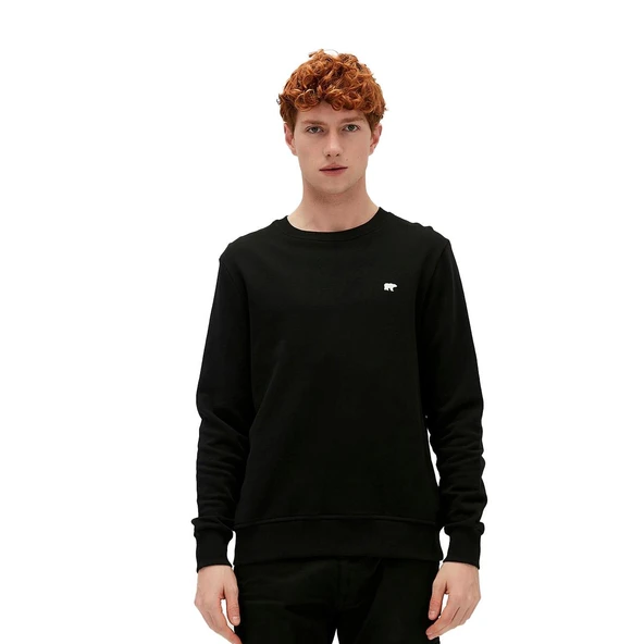 Bad Bear 20.02.12.012 Presage Crewneck Sweatshirt Siyah ürün görseli 1