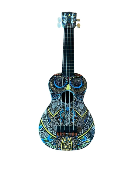 Hawiian XU21TOWL Soprano Ukulele (Tribal Baykuş Desenli) | Otantik Tribal Sanat Tasarımı Güçlü Ses Çıkışı Yumuşak Naylon Teller ürün görseli 1