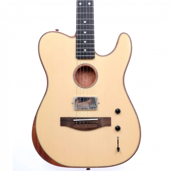 Madison MEAG-TL01-N Elektro Akustik Gitar - Naturel (Profesyonel - Hibrit Tasarım) | Masif Ladin Kapak, Telecaster Kasa Tipi, Karbonize Akçaağaç Sap, Piezo Eşikaltı Manyetik Sistemi | Ölçüler: 648 mm ürün görseli 1