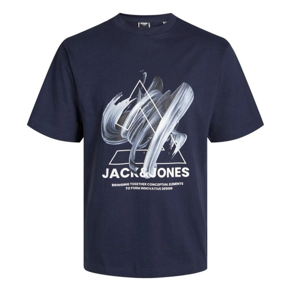 Jack & Jones 12254609 Jcotint Tişört Ss Crew Neck Lacivert ürün görseli 1