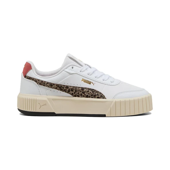Puma 403515 Carina Mia Animal Flair Spor Ayakkabı Beyaz ürün görseli 1