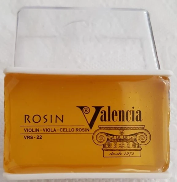 Valencia VRS22 Reçine Rosin (Dikdörtgen Küçük) | Başlangıç İçin - Kolay Uygulama - Temiz Ses ürün görseli 1