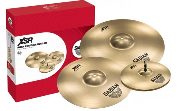 Sabian XSR5009B XSR Rock Performance Zil Seti | B20 Bronz Alaşım - Parlak ve Güçlü - Profesyonel Set ürün görseli 1