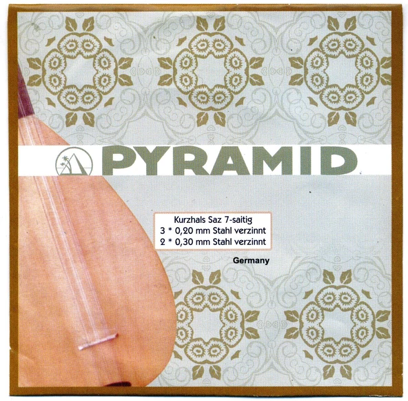 Pyramid 004/PST Saz Teli Seti (0.20) | Yüksek Tansiyon Dayanıklı Çelik Geleneksel Türk Müziği İçin İdeal Frekans Aralığı ürün görseli 1
