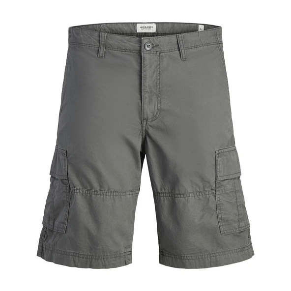 Jack & Jones 12274389 Jpstcole Mateo Cargo Short Mid Gri ürün görseli 1