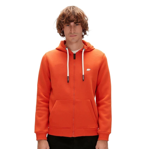 Bad Bear 21.02.12.028 Full-Zip Sweatshirt Turuncu ürün görseli 1