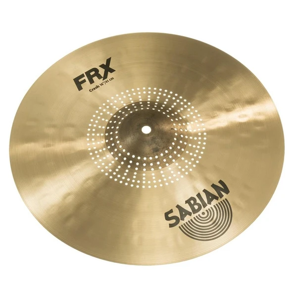 Sabian FRX1606 FRX Crash Zil (16 İnç) | Frekans Kontrollü - Dengeli - B20 Bronz ürün görseli 1