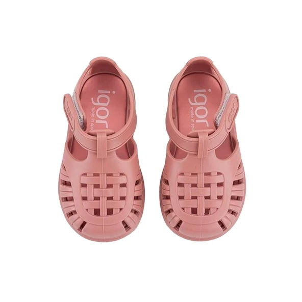 İgor S10271 Tobby Solid Çocuk Sandalet Rose - Resim 4
