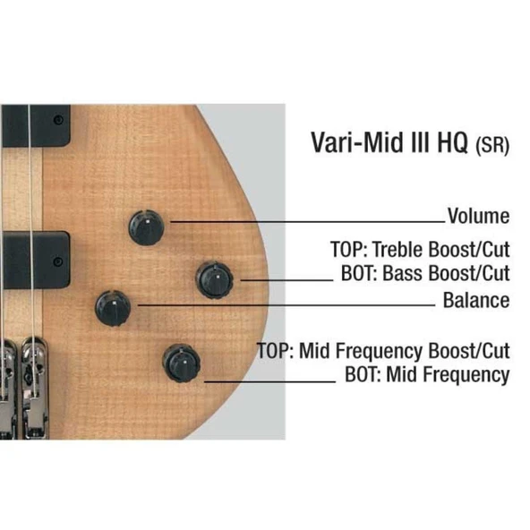 Ibanez SR1005EFMNTF SR Serisi Bas Gitar (5 Telli - Çantalı) - Resim 4