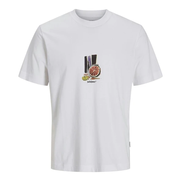 Jack & Jones 12273162 Jorvarenna Tee Ss Crew Neck Beyaz ürün görseli 1