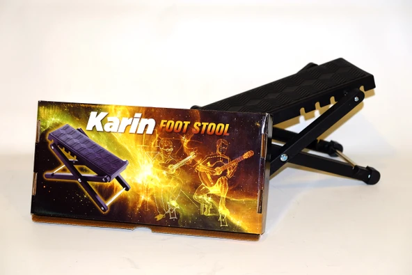 Karin GS-531L Katlanabilir Gitar Ayaklığı | Kaymaz Yüzey Yükseklik Ayarlı Klasik Gitar Çalım Pozisyonu İçin Şart ürün görseli 1