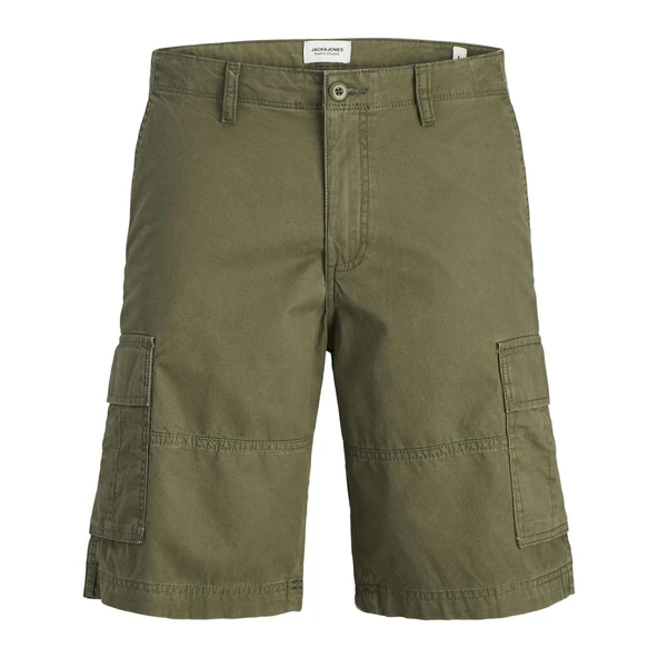 Jack & Jones 12274389 Jpstcole Mateo Cargo Short Mid Haki ürün görseli 1