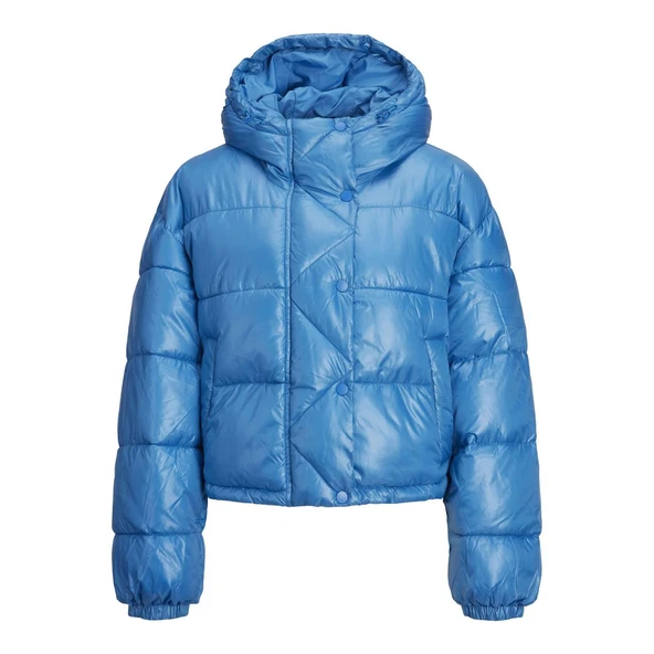 JJXX 12236544 Jxpearl Shine Puffer Ceket Otw Sn Mavi ürün görseli 1