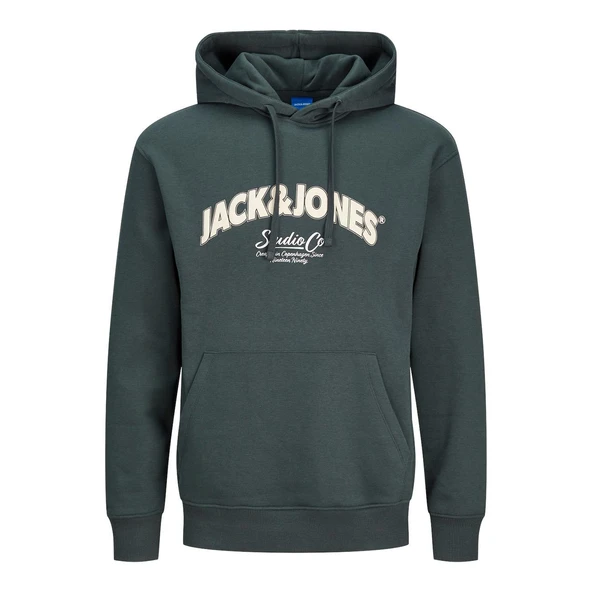 Jack & Jones 12267584 Jorbronx Arch Big Sweat Hood Ub Füme ürün görseli 1