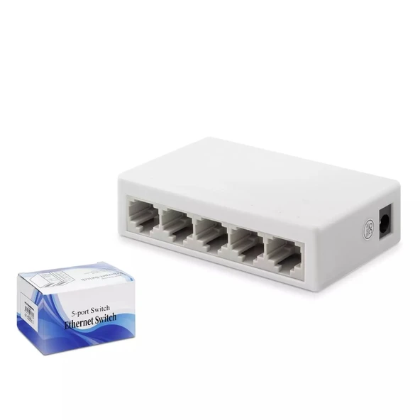 HADRON ETHERNET SWITCH 10/100MBPS 5PORT - SR-510 ROSE ürün görseli 1